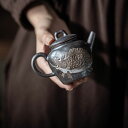 【送料無料】単品 志野焼 人気 手作り窯変 お茶入れ器 高級茶壺 中国式
