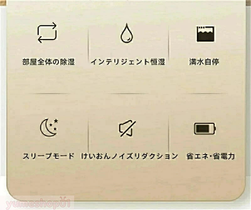 yumeshop01の除湿機 コンパクト 静音 衣類乾燥 パワフル除湿 除湿器 小型 電気代安い 家庭用 湿気フィルター 節電 湿気 結露 梅雨対策 衣類乾燥除湿機 自動停止 軽量 カビ対策 自動停止 衣類 湿気 カビ防止｜アングル2