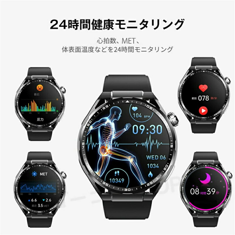 ���ʼ��ݾڡۥ��ޡ��ȥ����å� ��ǥ����� �ӻ��� ��� 24���ַ򹯴��� 1.55���������� IP67�ɿ� SOS��ǽ ��ư�⡼�� ����� ���񥫥��꡼ ��...