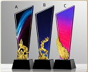 27*8CM 文字彫刻無料 クリスタルトロフィー