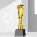 【文字彫刻無料】樹脂 トロフィー イベント スポーツ 美しく 輝く クリスタルトロフィー オーダーメイド 文字入 ロゴ 写真(レーザー加工)も可能 社内表彰・イベント・コンテストの表彰用トロフィーとして、ご利用ください。