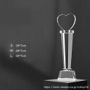 【文字彫刻無料】クリスタル トロフィー イベント スポーツ 美しく 輝く クリスタルトロフィー オーダーメイド 文字入 ロゴ 写真(レーザー加工)も可能 社内表彰・イベント・コンテストの表彰用トロフィーとして、ご利用ください。