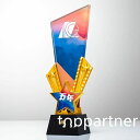 水晶 トロフィー 賞杯 記念品 表彰 感謝 名誉 楯 彫刻 デザイン 透明感 高級感 カスタマイズ 名入れ オーダーメイド 特注