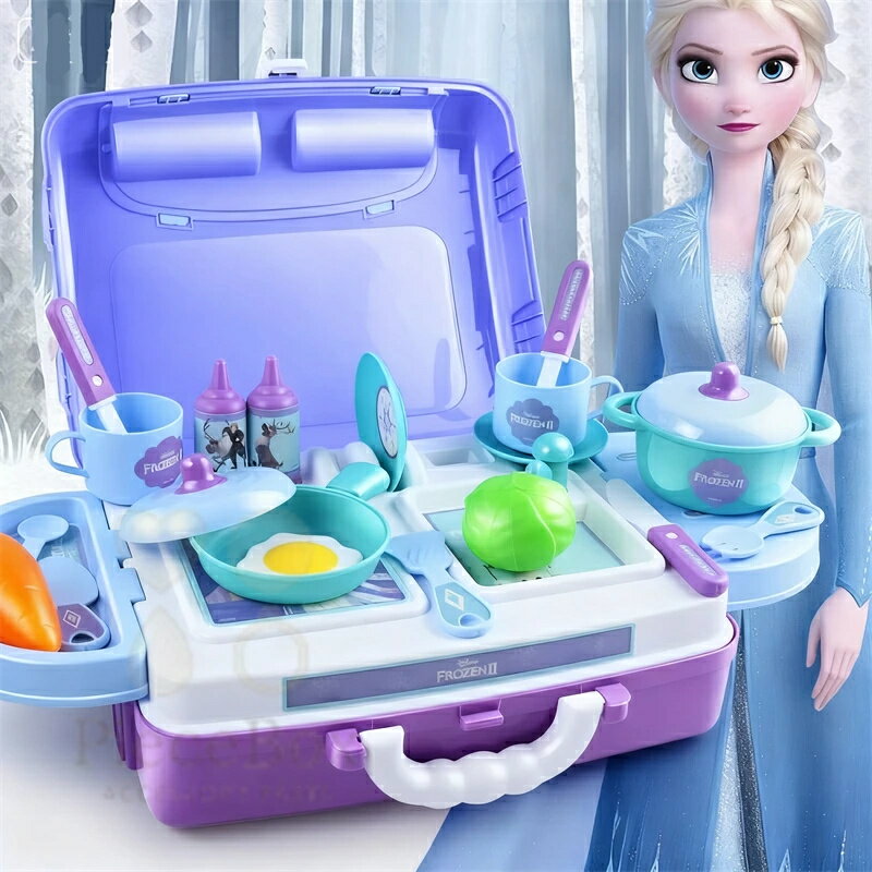 こども用 ディズニー アナと雪の女王 2 キッチン手提げおもちゃ 3in1ディズニー 雪の女王 2 3in1 キッチン手提げおもちゃ