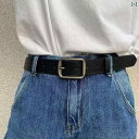 【送料無料】ファッション おしゃれ シンプル レトロ ユニセックス ヤング ジーンズ イン 韓国 メンズ バックル ピン ベルト 女性