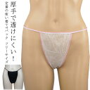 【送料無料】紙パンツ 紙ショーツ 不織布 使い捨て紙ショーツ ペーパーショーツ 全2色 フリーサイズ 男性用 女性用 100枚入 ペーパーTバック