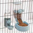【送料無料】自動給餌 自動器給水器 ペット給餌器 二つセット 猫犬用 重力式 電源いらない 重力式ペット自動給餌器 猫?犬用 ケージ取付可能 給餌器 お留守番 ...