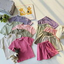 【送料無料】セットアップ キッズ 半袖 ベビー服 女の子 男の子 tシャツ 綿 ショートパンツ 子供服 ジャージ 上下セット 夏 トップス ボトムス 半ズボン ...