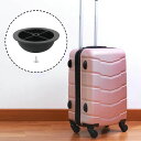 【送料無料】旅行用 荷物 スーツケース ブラケット サイド スタッド フィート パッド ブラック(4)