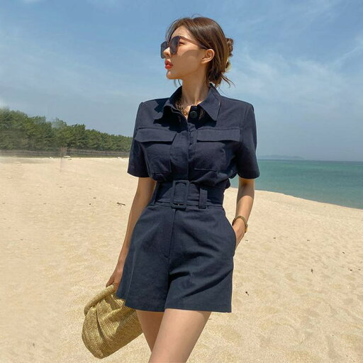 【送料無料】2カラー ハイウエスト パンツ 夏. ショートトップス ツーピース 【セットアップ】スーツカラートップス+ショートパンツ 【送料無料】2カラー ハイウエスト パンツ 夏. ショートトップス ツーピース 【セットアップ】スーツカラートップス+ショートパンツ