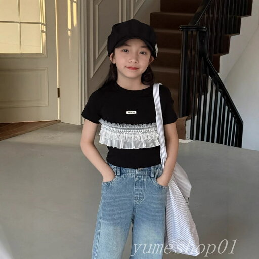 春夏の子供の女の子の甘いクールな風のレースは小さい大衆の韓範の弾力性の洋風の小さい短い上着の潮を貼ります。 春夏の子供の女の子の甘いクールな風のレースは小さい大衆の韓範の弾力性の洋風の小さい短い上着の潮を貼ります。