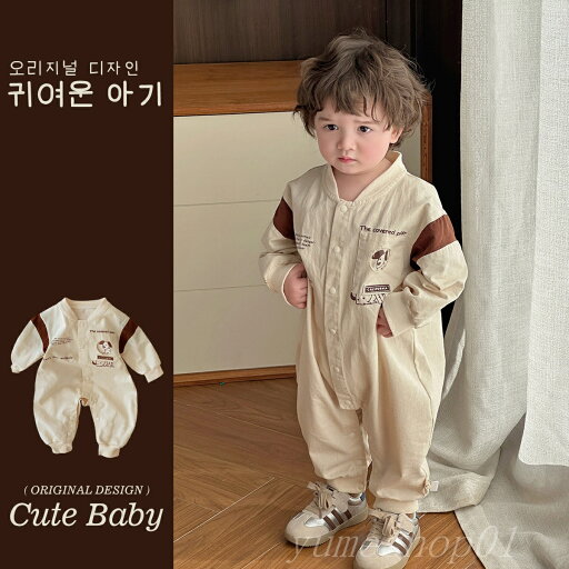 2025春の新製品の幼児と幼児のワンシー韓国の子供の服ファッショナブルな肩ドロップクローラー服ハハイ服服 2025春の新製品の幼児と幼児のワンシー韓国の子供の服ファッショナブルな肩ドロップクローラー服ハハイ服服