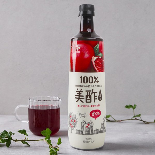 [CJ] 美酢(ミチョ)ザクロ味/900ml 健康酢 お酢ドリンク 飲む酢 おいしいお酢 美味しいお酢 美味しい酢 フルーツ酢 ミチョ 美酢 みちょ ..