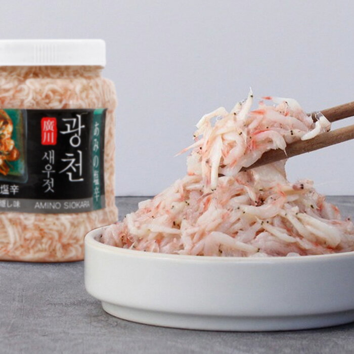 [カンチョン] アミの塩辛 / 1kg キムチ漬けに欠かせない アミの塩辛 アミ塩辛 あみ えび アミ の 塩辛 あみの塩辛 あみ塩辛 アミ 塩辛 漬物 アミの塩漬け 冷凍食品 中国 食べ物 食材 炒め物 煮付け 味付け （冷凍）のサムネイル