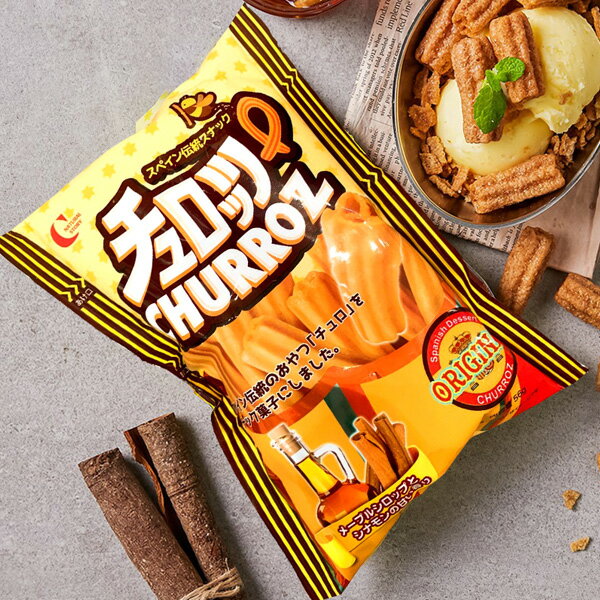 [CROWN] クラウン チュロッツ スナック / 56g チュロ 韓国お菓子 スナックのサムネイル