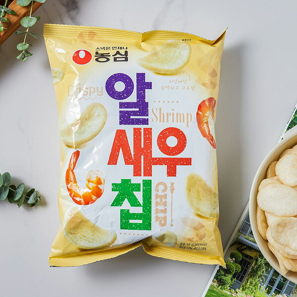 [農心] アルセウチップ エビチップス / 68g えび味スナック チップス 韓国お菓子