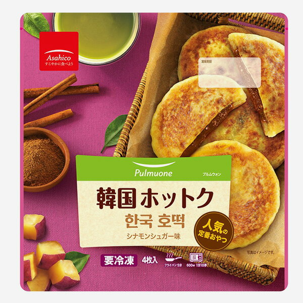 [プルムウォン] アサヒコ ホットク/ 360g (4枚入) 韓国屋台フード 韓国おやつ(冷凍)のサムネイル