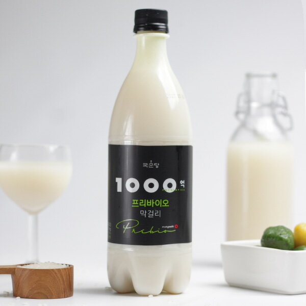 【本日エントリーで100%Pバック】[麹醇堂] 1000億プリバイオマッコリ/750ml 乳酸菌を育てる 紅参マッコリ 韓国 まっこり 韓国お酒