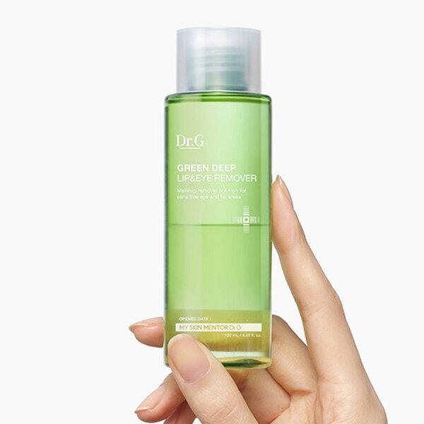 【エントリーでポイント10倍！】[Dr.G] グリーンディープ リップ＆アイリムーバー120ml/ドクタージー 化粧品 やさしい洗顔 クレンジング 洗顔オイル 化粧品 韓国コスメ