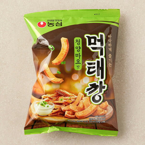 【本日抽選で100%Pバック！】[農心] モクテカン 青唐辛子マヨ風味 / 60g チョンヤンマヨネーズ味 韓国お菓子 スナック 韓国で大ブームのサムネイル