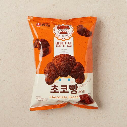 【本日抽選で100%Pバック！】[農心]パン部長のチョコパン / 55g チョコ クロワッサン スナック菓子 韓国お菓子のサムネイル