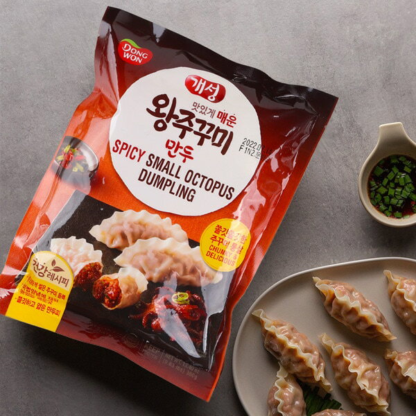 【本日抽選で100%Pバック！】[東遠] 王イイダコ餃子 / 380g・約10個入り チュクミ ギョーザ ワンマンドゥ(冷凍)