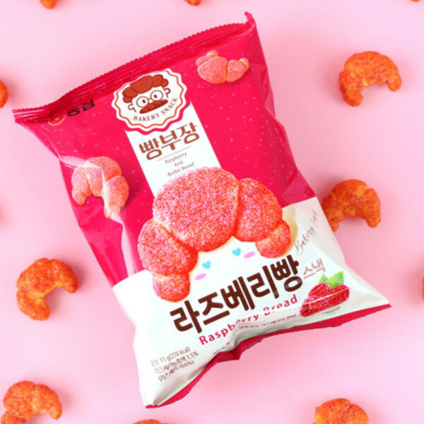 [農心] パン部長のラズベリーパン / 55g ラズベリー味 韓国お菓子のサムネイル