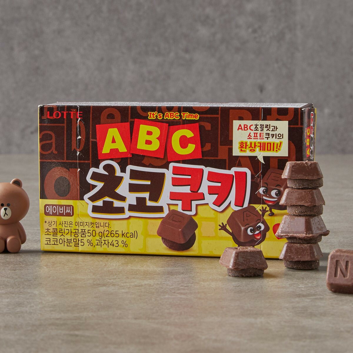 【本日抽選で100%Pバック！】[ロッテ] 50g / ABCチョコクッキー 韓国お菓子 韓国クッキーのサムネイル