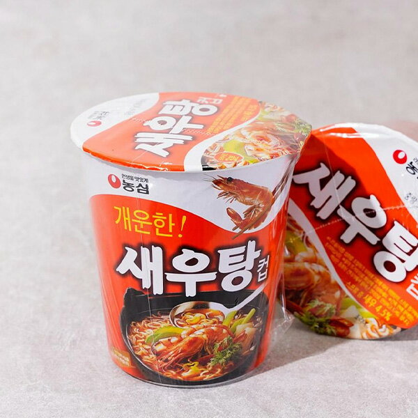 [農心] えびカップ麺 セウタン 小カップ /67g カップラーメン 韓国ラーメン インスタントラーメンのサムネイル