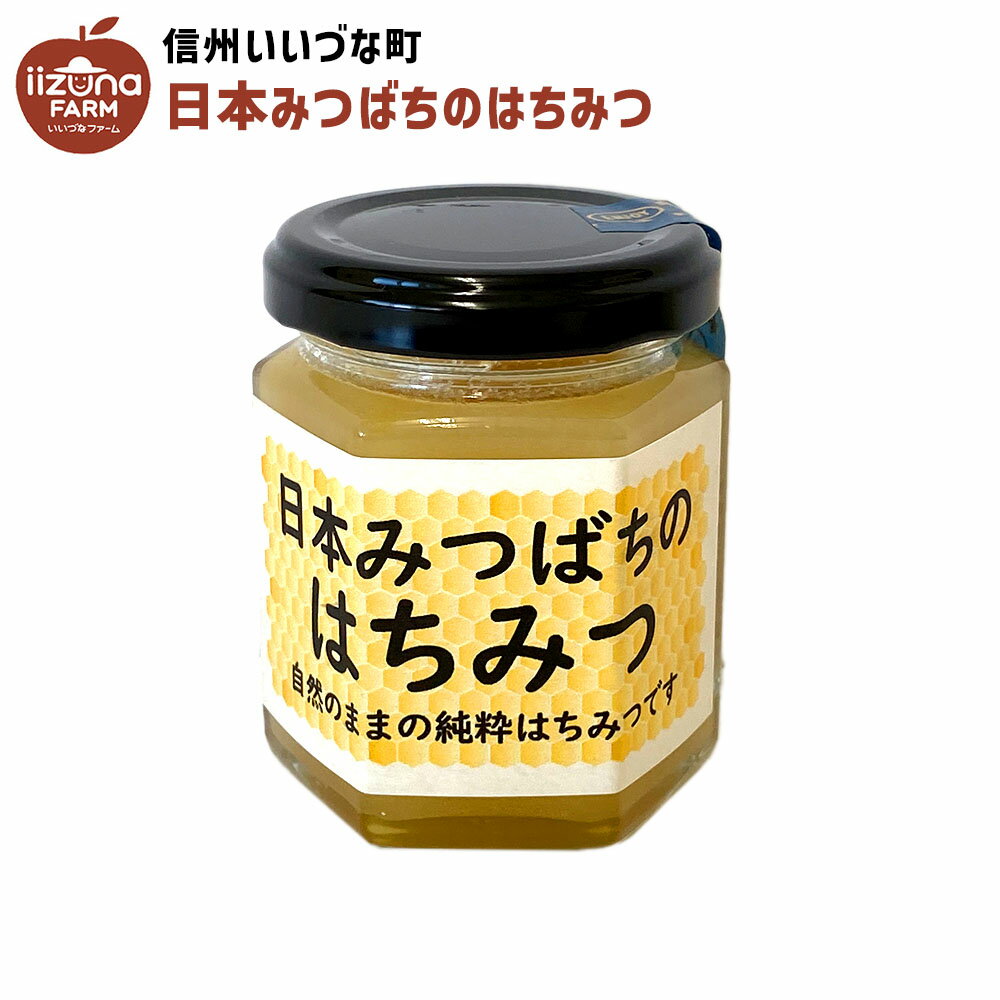 はちみつ 日本みつばちのはちみつ 120g 純粋はちみつ 3980円以上送料無料 長野県 飯綱町 いいづなファーム 信州 ギフト 国産 ハチミツ 長野県産