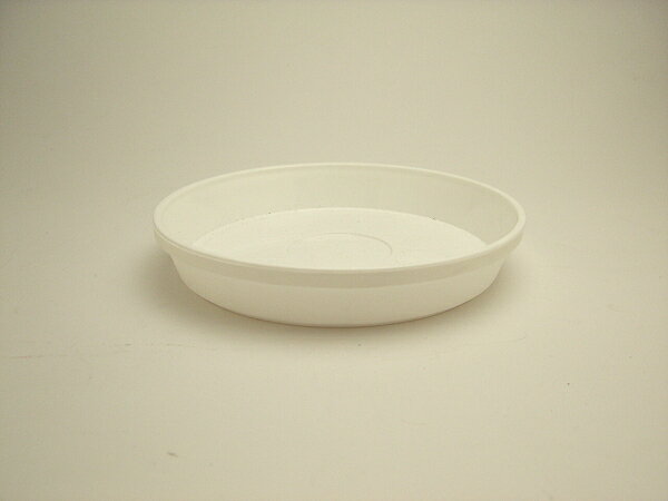 鉢皿サルーン4号　白植木鉢 受け皿 受皿 底面給水