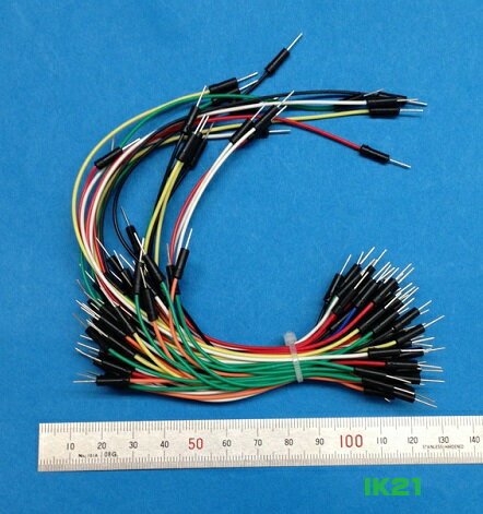 IK21のノーブランド〓ブレッドボード・ジャンパーコード（オスーオスセット）〓BBJ｜アングル2