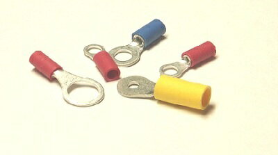 JST〓ビニル絶縁付丸型端子（ストレート形）10個〓V1.25-6