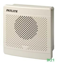 パトライト 〓 電子音報知器　□120　95dB：【色】：ライトグレー 〓 使用電圧：DC12-24V 〓 BK-24A-J