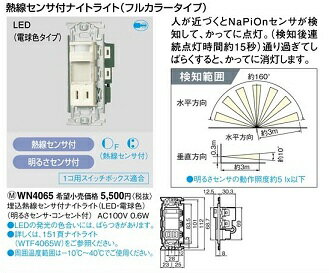 ●熱センサ付き ●明るさセンサ付き
