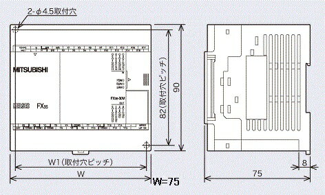 【楽天市場】三菱電機 〓 マイクロシーケンサFX3Sシリーズ（基本ユニット） 〓 FX3S-20MR/ES：IK21