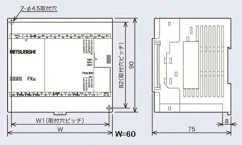 【楽天市場】三菱電機 〓 マイクロシーケンサFX3Sシリーズ（基本ユニット） 〓 FX3S-14MT/ES：IK21