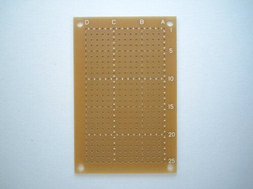 電気工事士技能試験対策品・半導体・工具・事務用品│矢島製作所〓片面ガラス・ユニバーサル基板　Cタイプ　めっき仕上げ〓