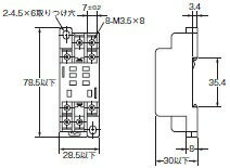 OMRON(オムロン)接続ソケット LY2N用...の紹介画像2