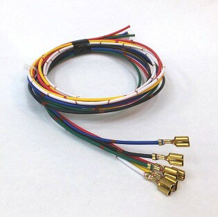 電気工事士技能試験対策品・半導体・工具・事務用品│各社〓カプラ用メス端子（7116-2090矢崎品番）付配線コード(AVS1.25sq/1m)黒、赤、白、黄、緑、青 〓