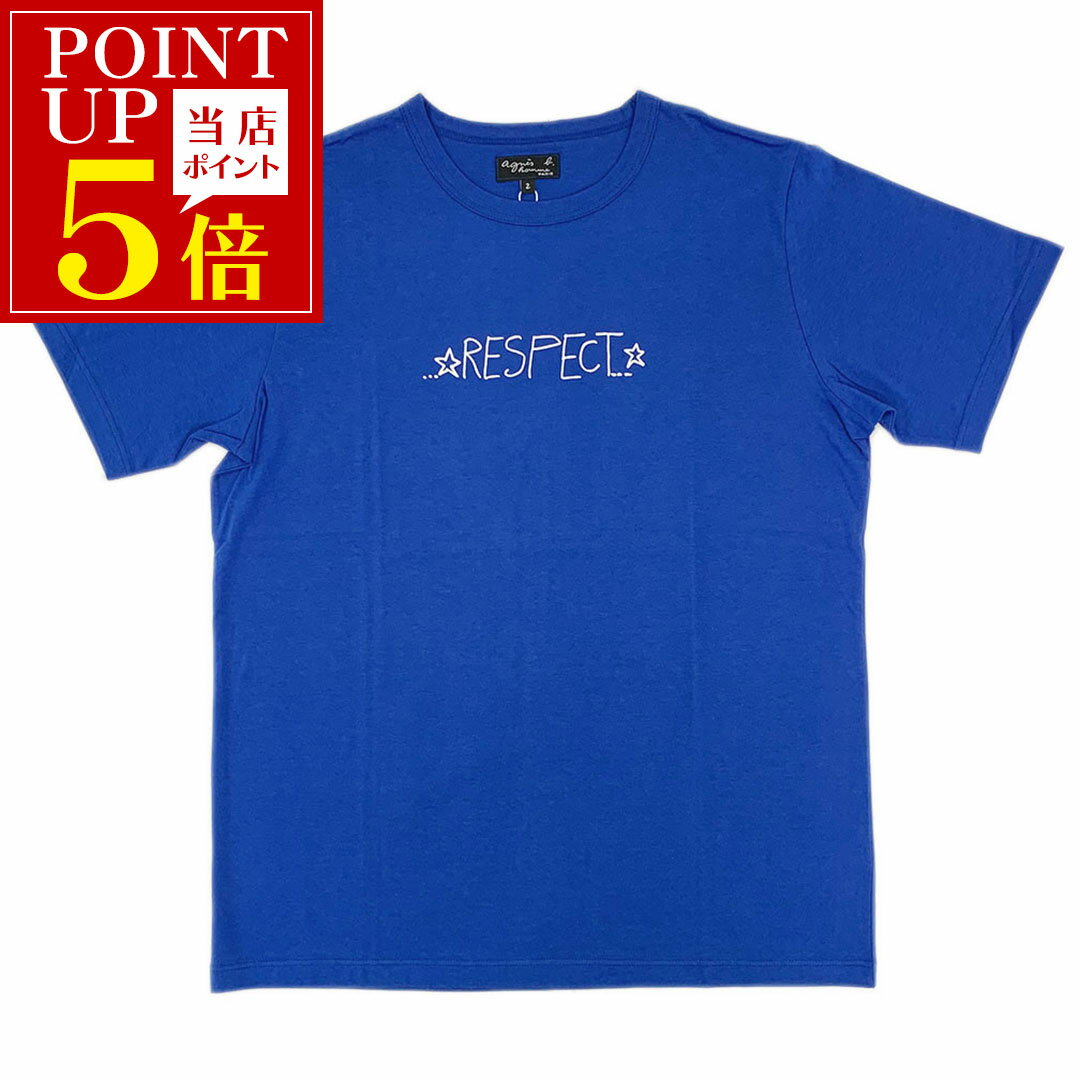 ＼ 期間限定 ポイント5倍 ／ 新品 アニエスベー オム Tシャツ SCX1 agnes b. HO