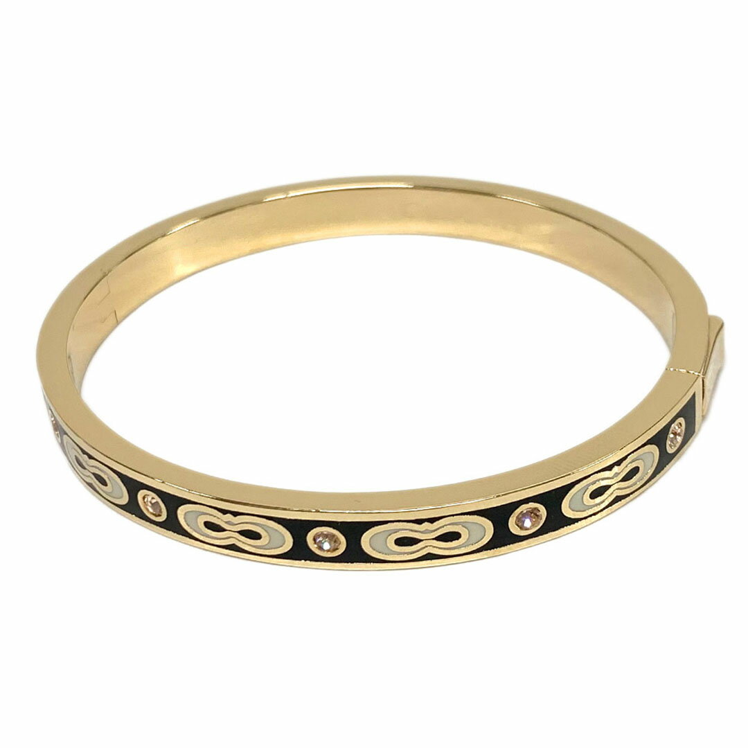 新品 コーチ ブレスレット C9335-GD/BK COACH アクセサリー 細 シグネチャー ストーン ヒンジド バングル ゴールド ブラック アウトレット