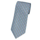 新品 グッチ ブランド ネクタイ 320381-4965 GUCCI メンズ GG 高級 シルク 100% ブルーグレー/テラコッタ ブルー 水色 ELISEA...
