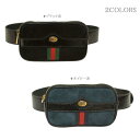 新品 グッチ バッグ 519308-1060 GUCCI ウエストポーチ オフィディア GGマーモント ウェビング スエード/パテントレザー ブラック アウトレ...
