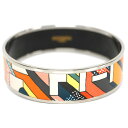 新品 エルメス ブレスレット H111793FP63 HERMES ソルド バングル ラージ ON A SUMMER DAY マルチカラー シルバー金具 65サイズ