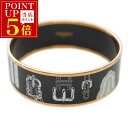 \ポイント6倍/ 新品 エルメス ブレスレット ブランド HERMES アクセサリー H112591FO48 ソルド バングル ラージ HARNAIS DES PRESIDENTS ブラック 黒 ピンクゴールド金具(4)
