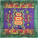 新品 エルメス スカーフ HERMES ソルド カレ90 ツイル シルク 100% カレ 90CMS KILIM グリーン パープル バイオレット 緑 紫 26...