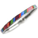 新品 エルメス ブレスレット H241995FP96 HERMES ソルド バングル FAUBOURG RAINBOW マルチカラー シルバー金具 62サイズ
