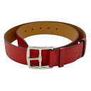 新品 エルメス ベルト H047019CKQ5 HERMES ソルド メンズ エトリヴィエール 40 トリヨン・クレマンス ルージュ・カザック シルバー金具 サ...