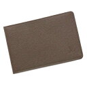 中古 ルイヴィトン カードケース LOUIS VUITTON LV ヴィトン タイガ パスケース 定期入れ 茶色 ブラウン メンズ MB0072 POJ3091
